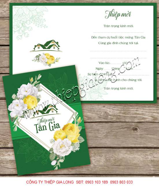 thiệp mời tân gia