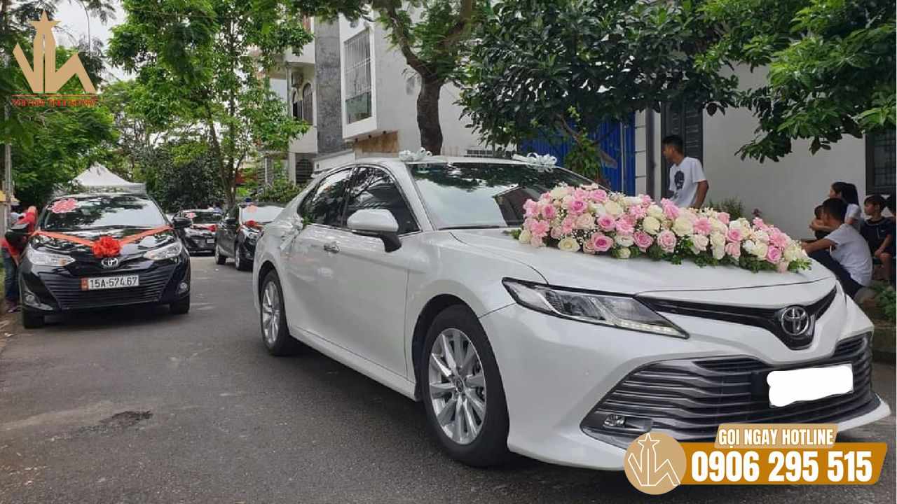 Hành trình đáng nhớ với dịch vụ thuê xe cưới Toyota Camry