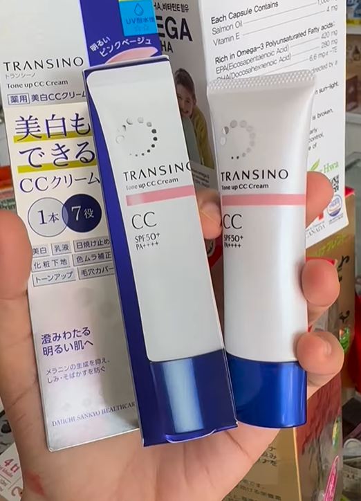 kem trang điểm Transino CC Cream