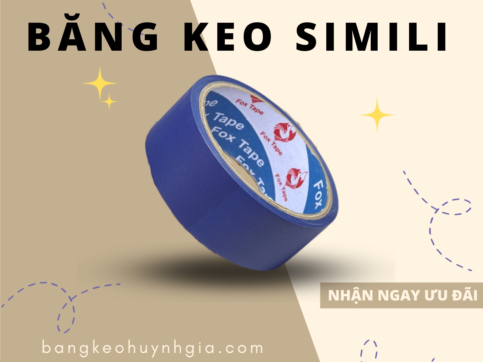 Băng Keo Simili- Băng Keo Huỳnh Gia- Quận Bình Tân- Huỳnh Gia Tape