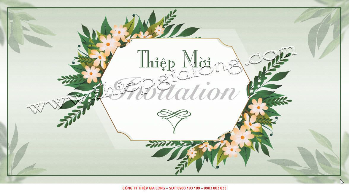 thiệp mời sinh nhật
