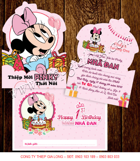 thiệp thôi nôi tuổi chuột
