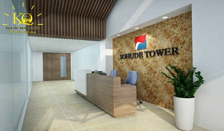 Quầy lễ tân tại cao ốc Sohude Tower Quầy lễ tân tại cao ốc Sohude Tower